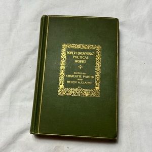 Robert browning’s poetical works by charlottes potter used